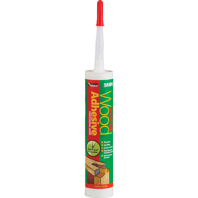 Everbuild Lumberjack 5 Minute Polyurethane Wood Adhesive – 310ml