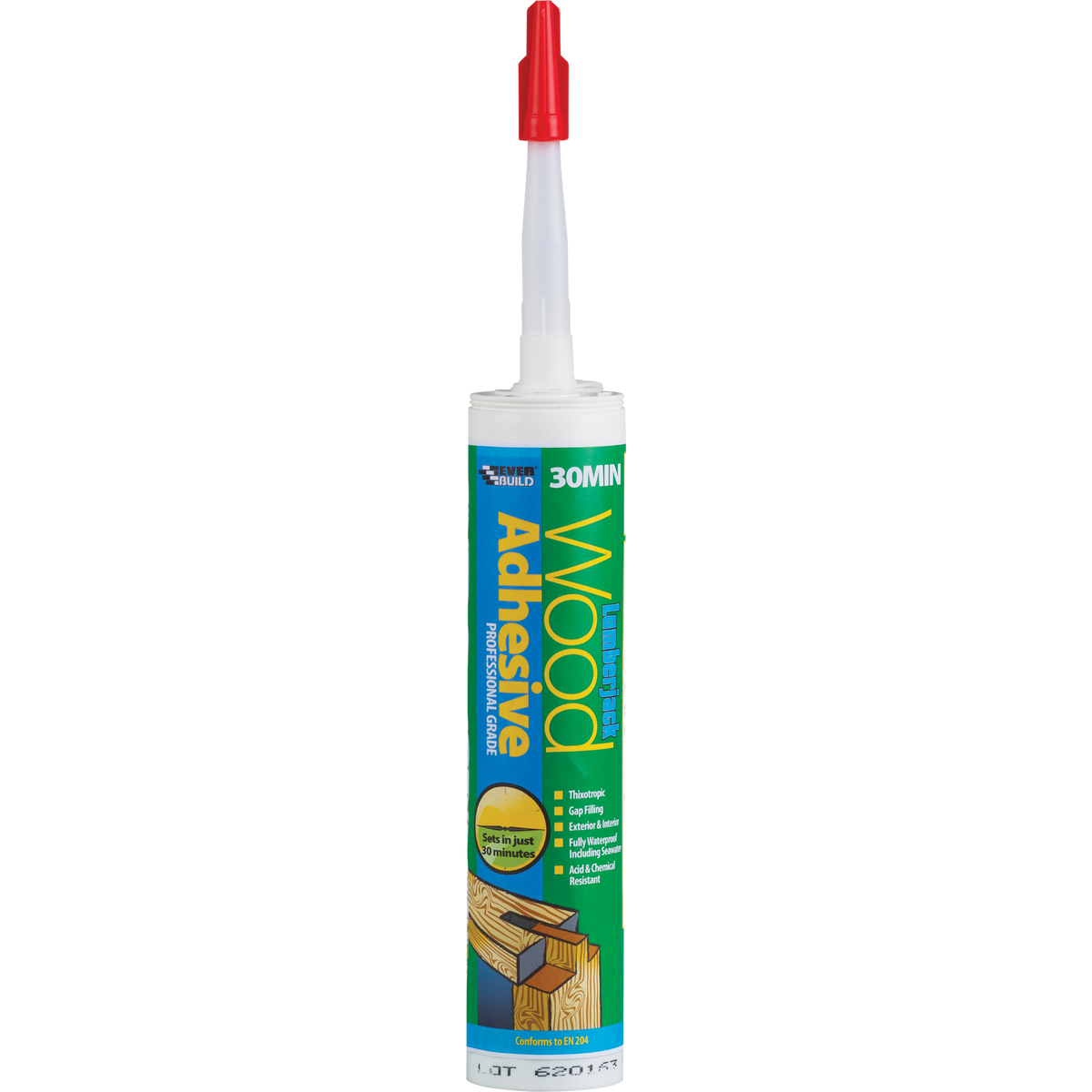 Everbuild Lumberjack 30 Minute Polyurethane Wood Adhesive – 310ml