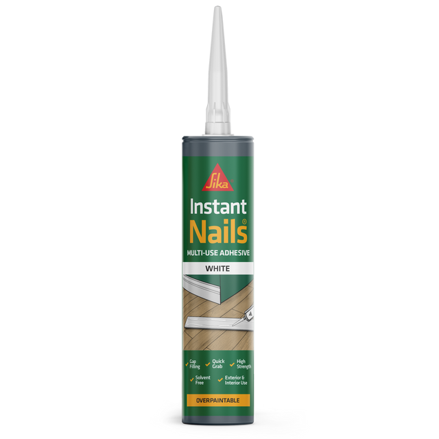 Sika Instant Nails Solvent Free Adhesive – White / 290ml