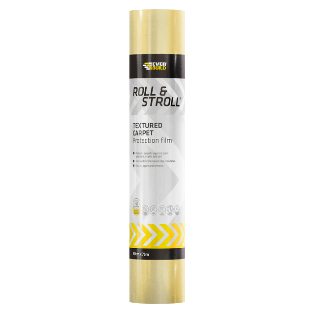 Everbuild Roll & Stroll Textured Non-Slip Carpet Protector – 600mm x 75m