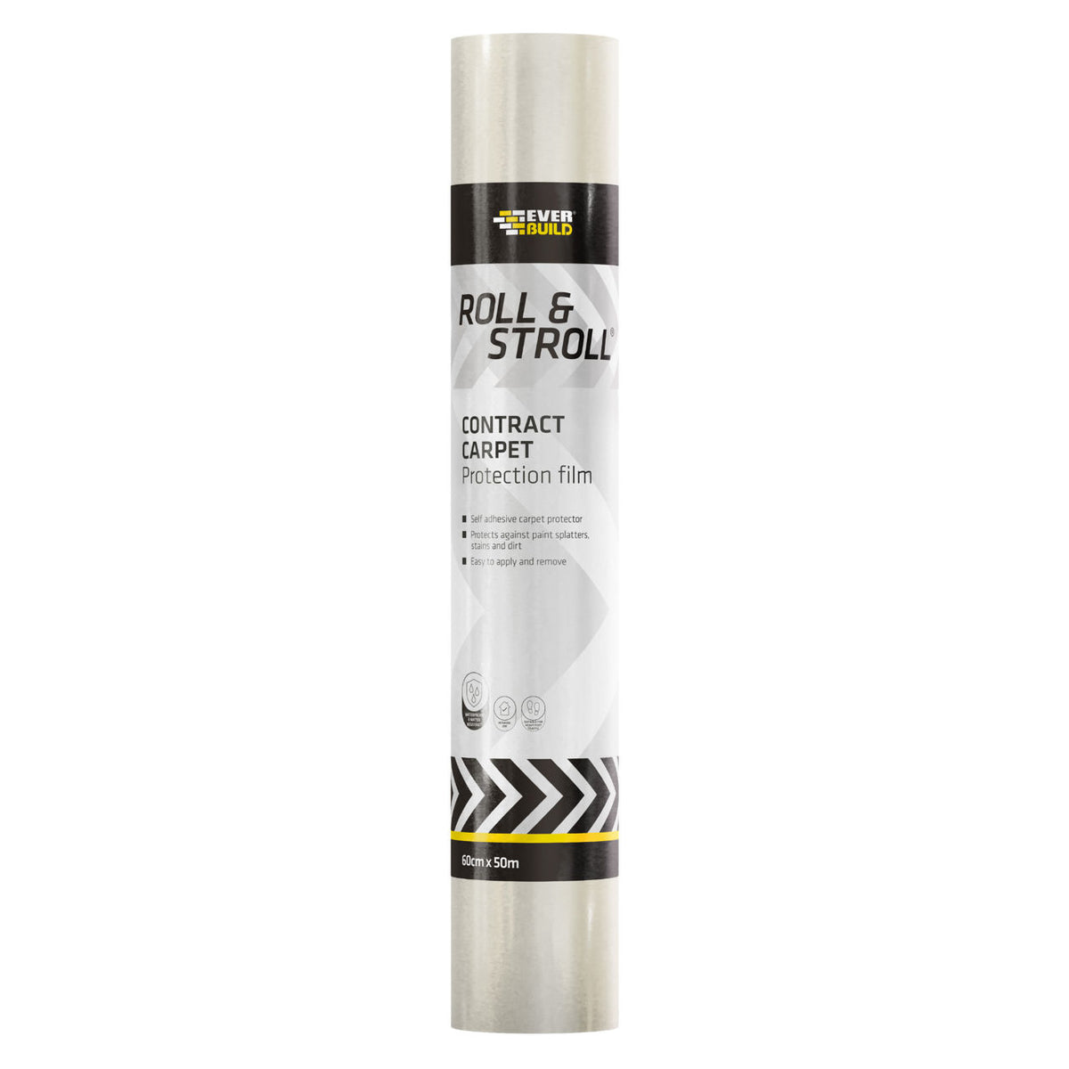 Everbuild Roll & Stroll Contract Carpet Protector – 600mm x 100m