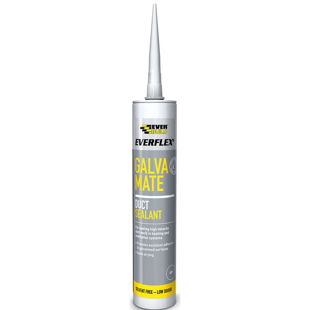 Everbuild Galva Mate Duct Sealant – Grey / 295ml