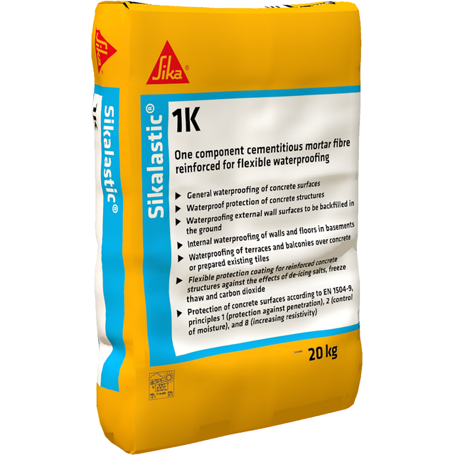 Sikalastic-1K Waterproofing Mortar – Grey / 20kg