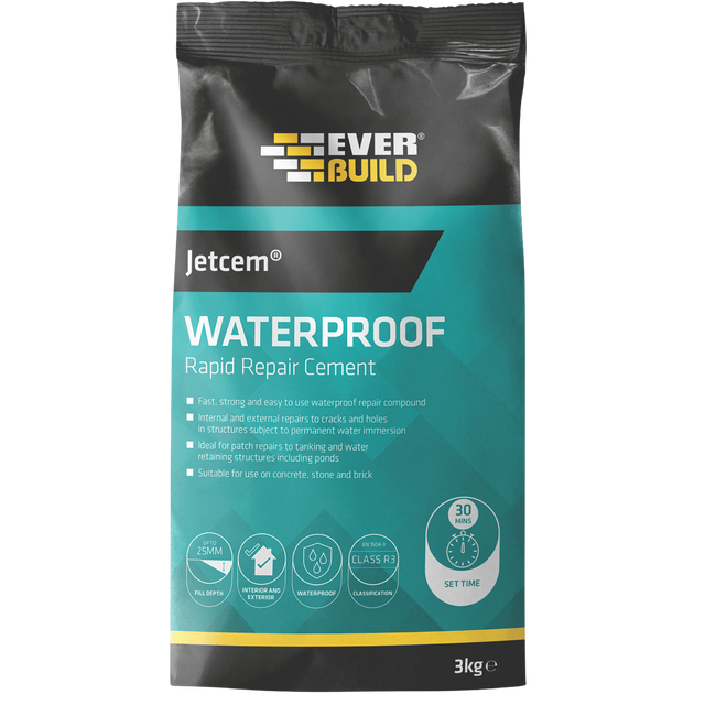 Everbuild Jetcem Waterproof – 3kg