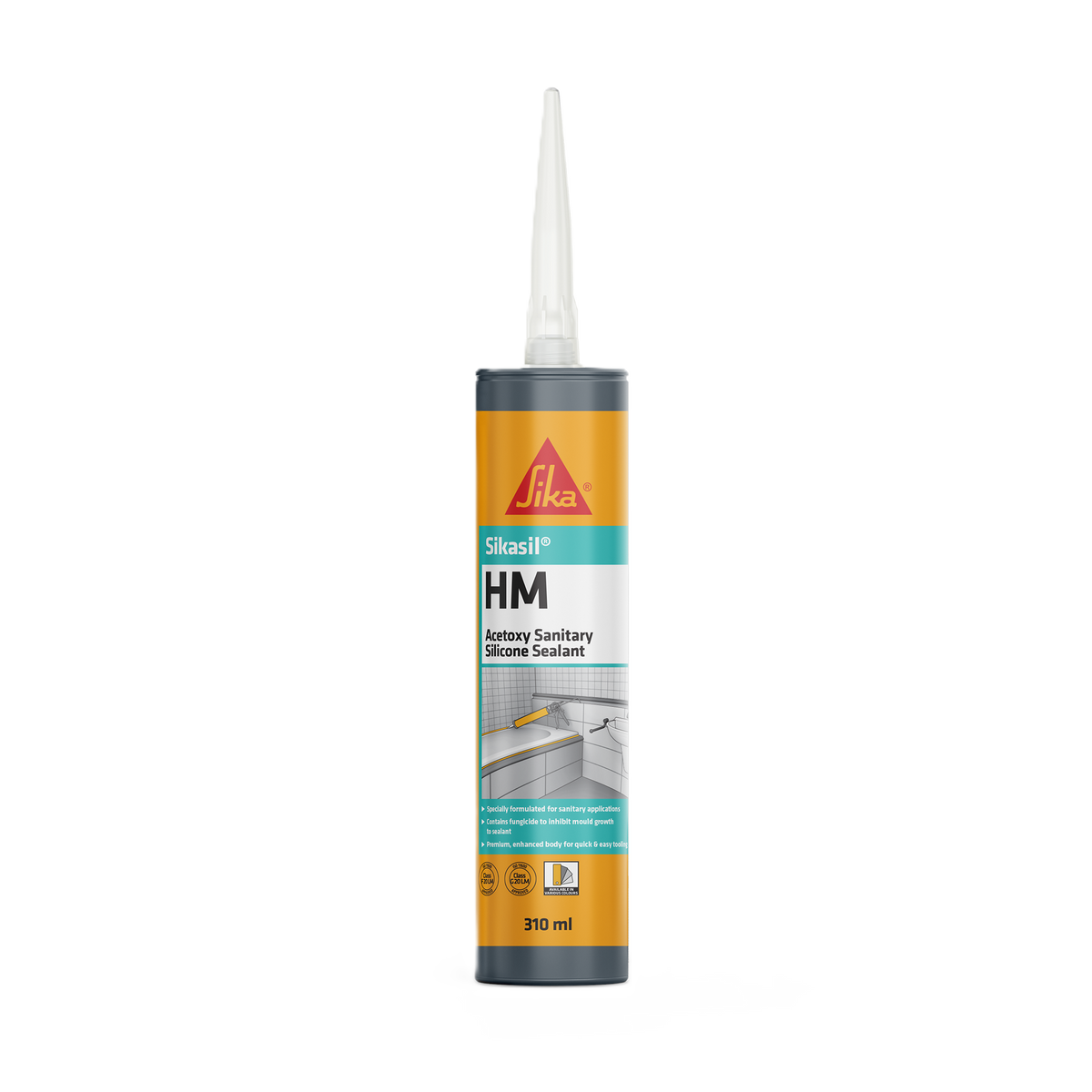 Sikasil HM Acetoxy Sanitary Silicone – White / 310ml