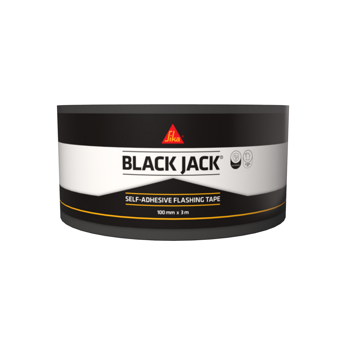Sika Black Jack Self Adhesive Flashing Tape – Lead Look / 100mm x 10m