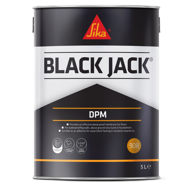 Sika Black Jack 908 DPM – Black / 5L