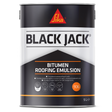 Sika Black Jack 906 Bitumen Roofing Emulsion – Black / 5L