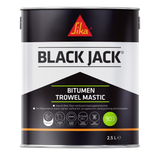 Sika Black Jack 903 Bitumen Trowel Mastic – Black / 2.5L