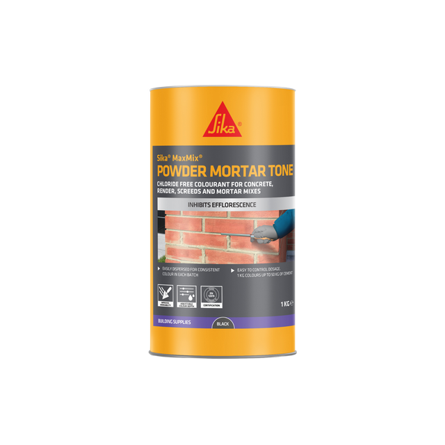Sika MaxMix Powder Mortar Tone – Black / 1kg