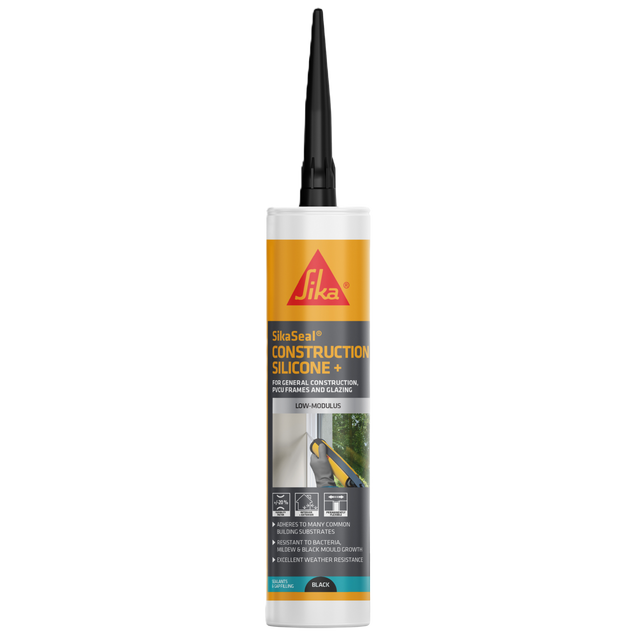 SikaSeal Construction Silicone+ – Black / 295ml
