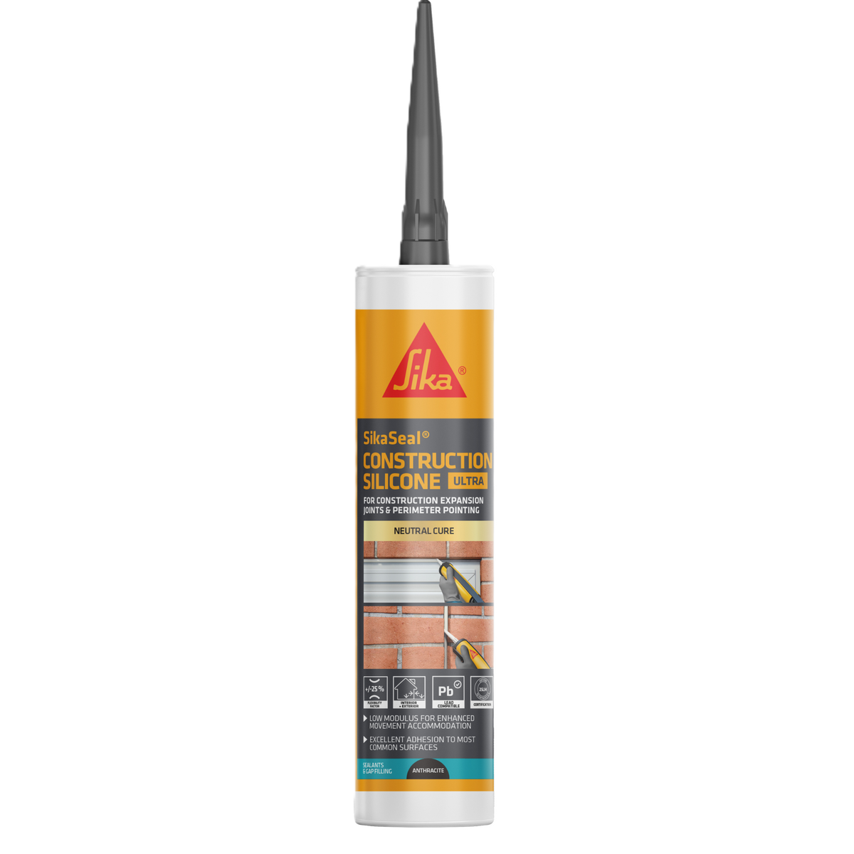 SikaSeal Construction Silicone Ultra – Anthracite / 300ml
