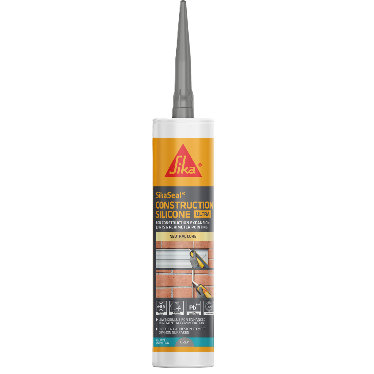 SikaSeal Construction Silicone Ultra – Grey / 300ml