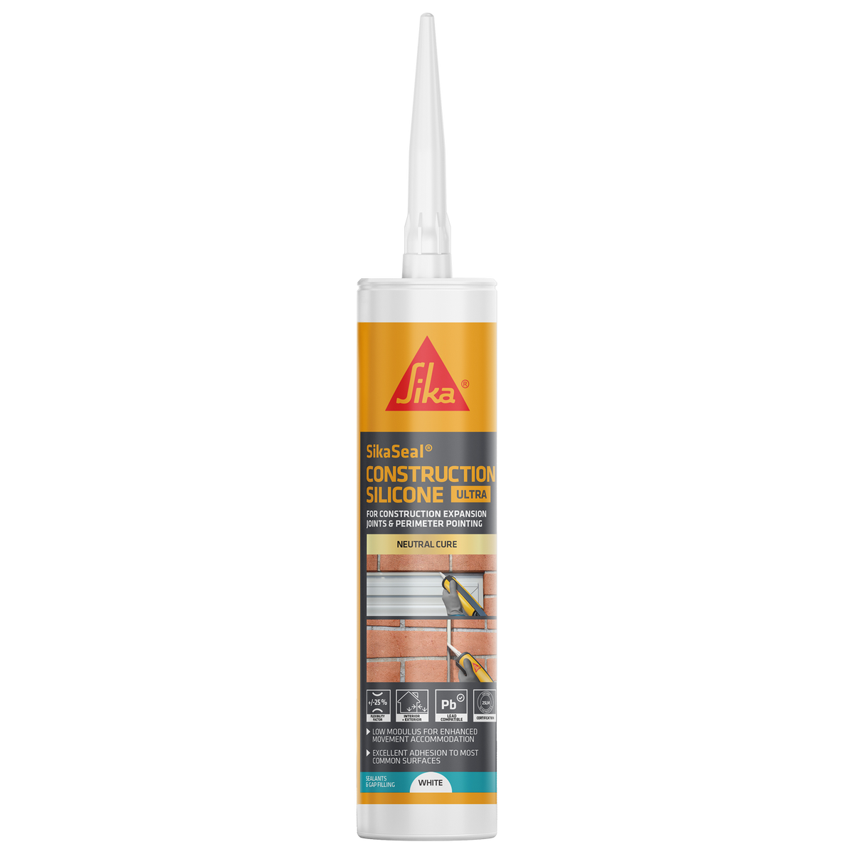 SikaSeal Construction Silicone Ultra – White / 300ml