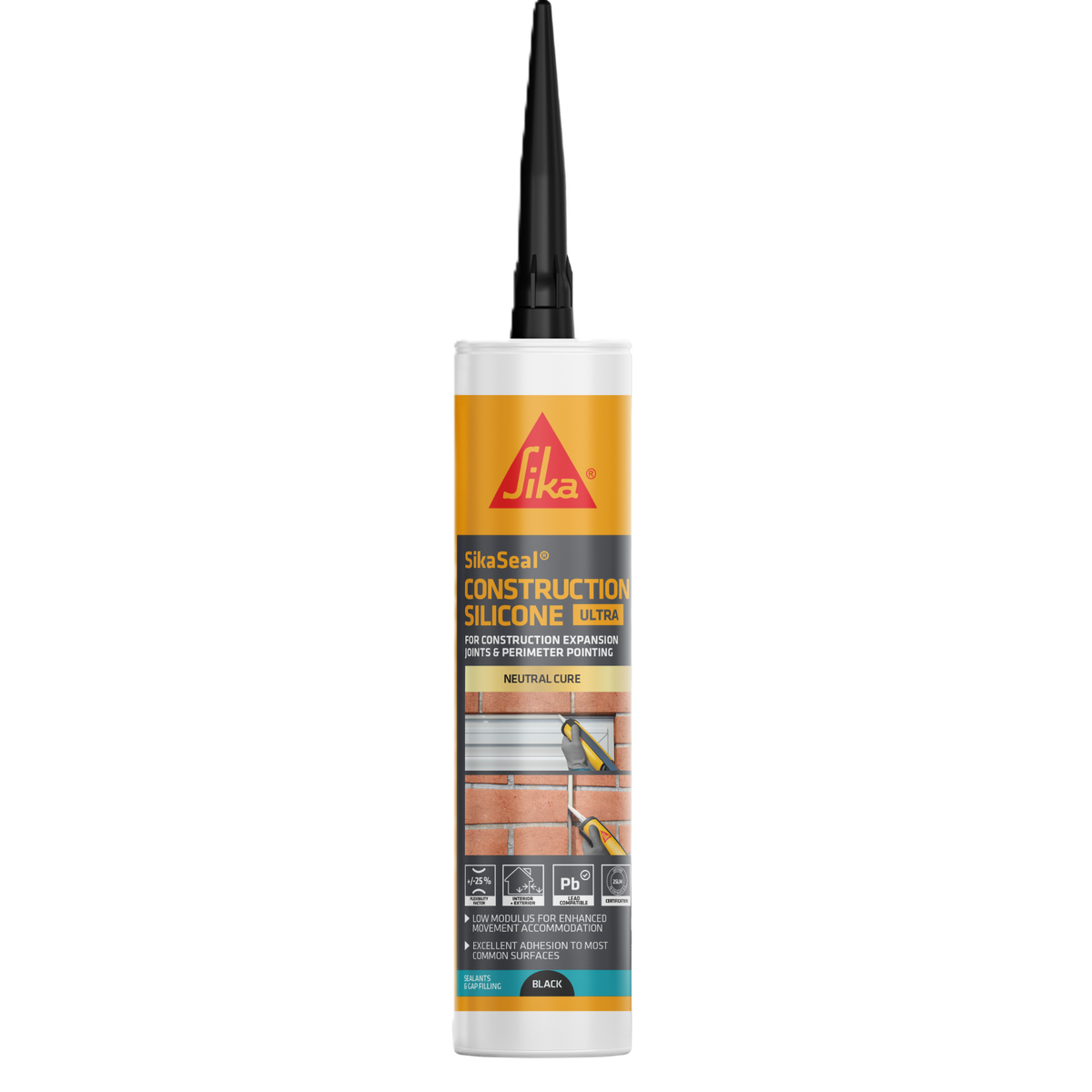 SikaSeal Construction Silicone Ultra – Black / 300ml