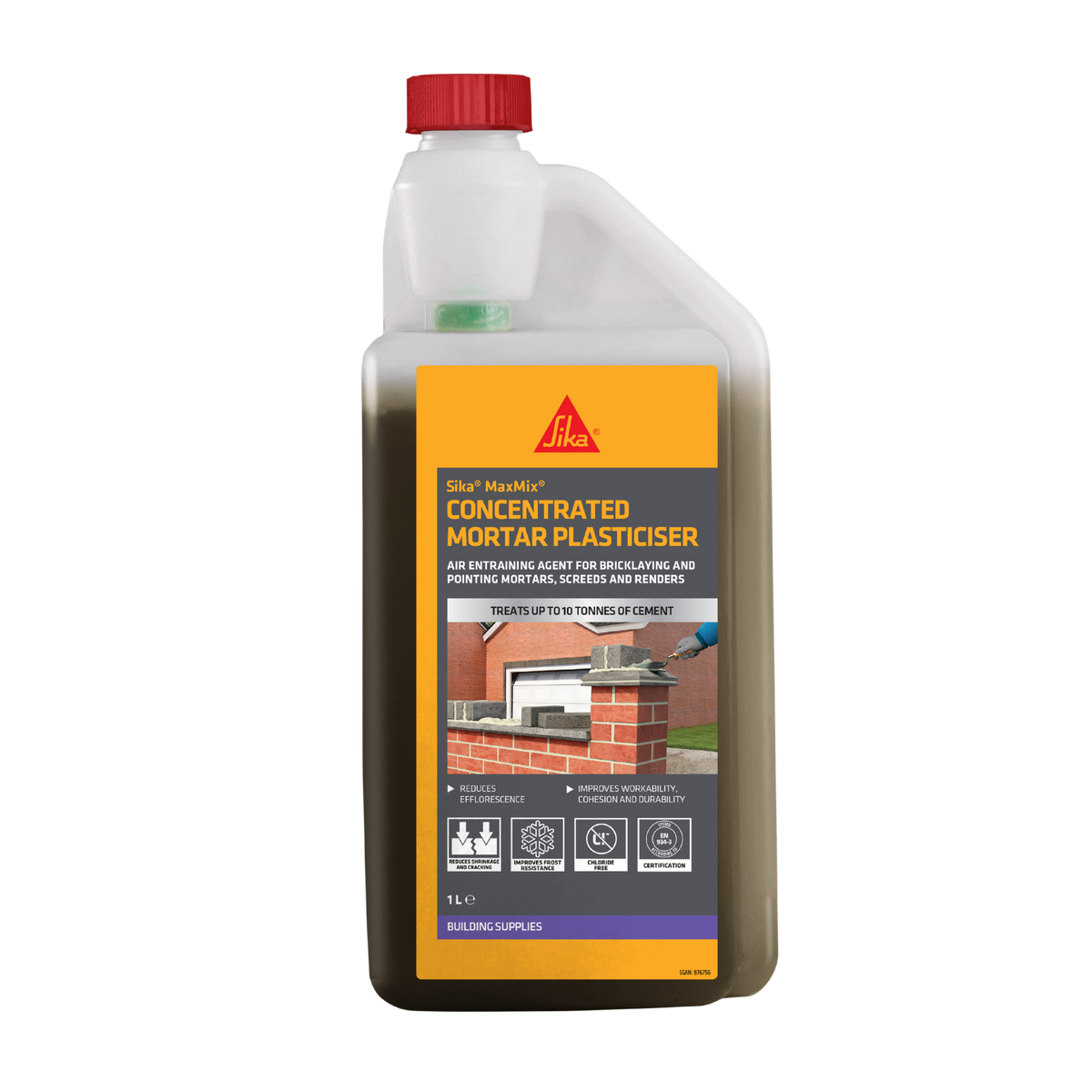 Sika MaxMix Concentrated Mortar Plasticiser – 1L