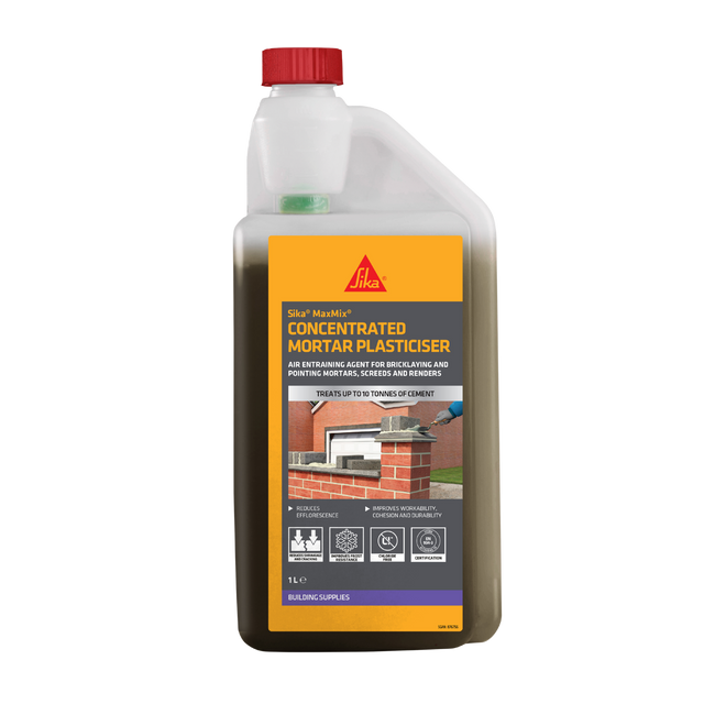 Sika MaxMix Concentrated Mortar Plasticiser – 1L