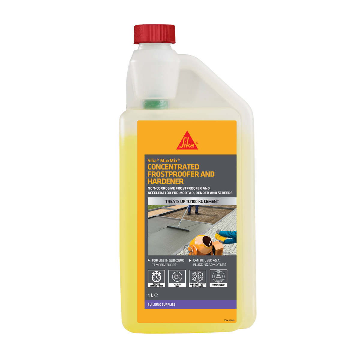 Sika MaxMix Concentrated Frostproofer & Hardener – 1L