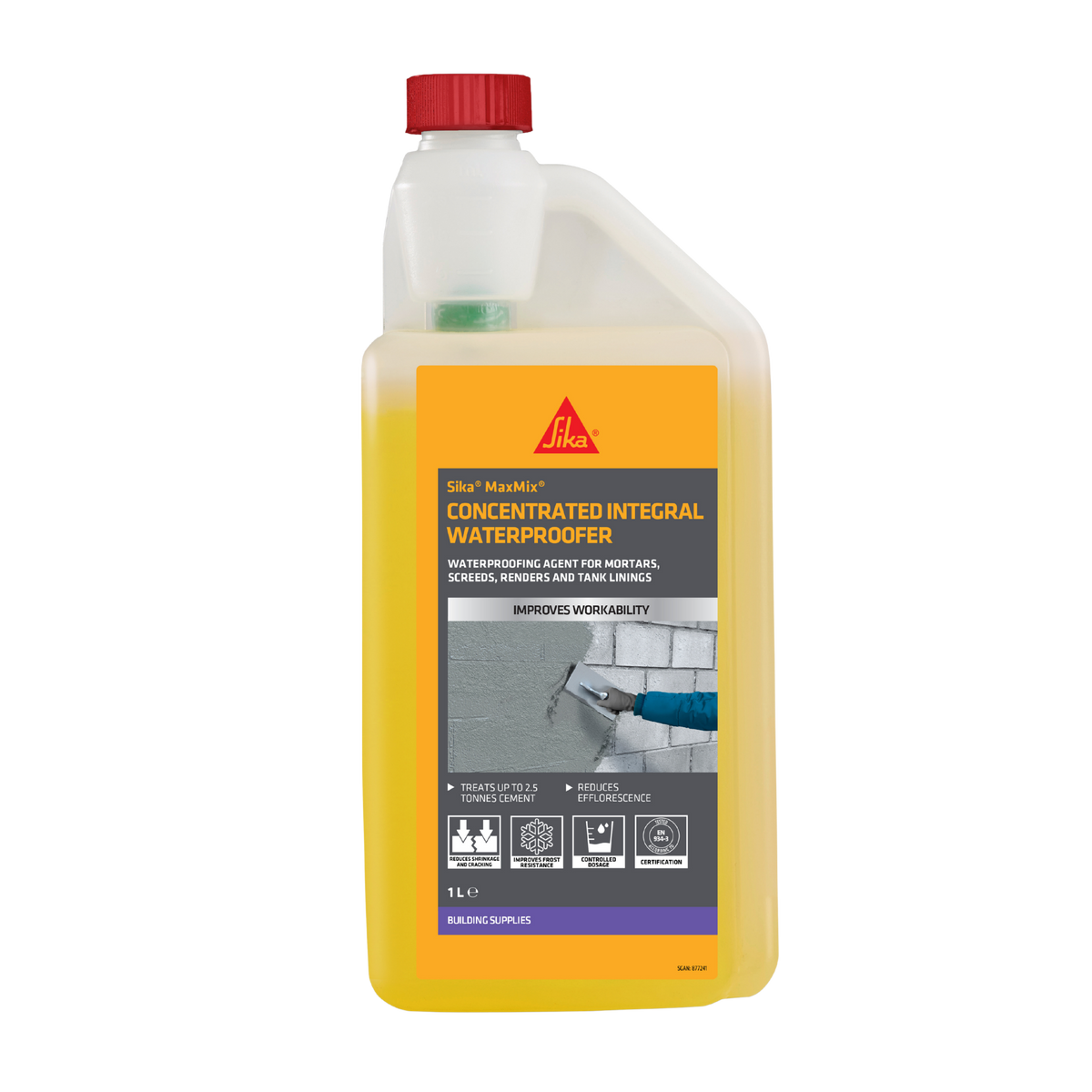Sika MaxMix Concentrated Integral Waterproofer – 1L