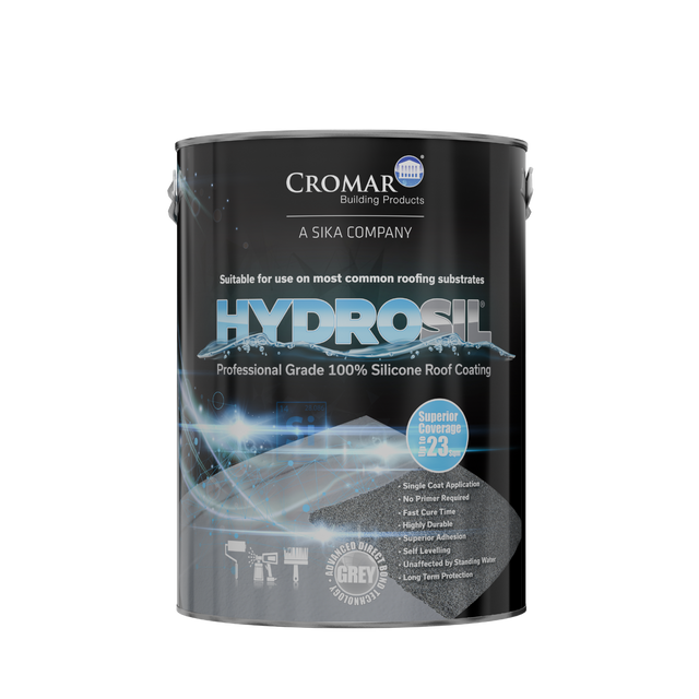 Cromar Hydrosil Silicone Roof Coating – 3.78L