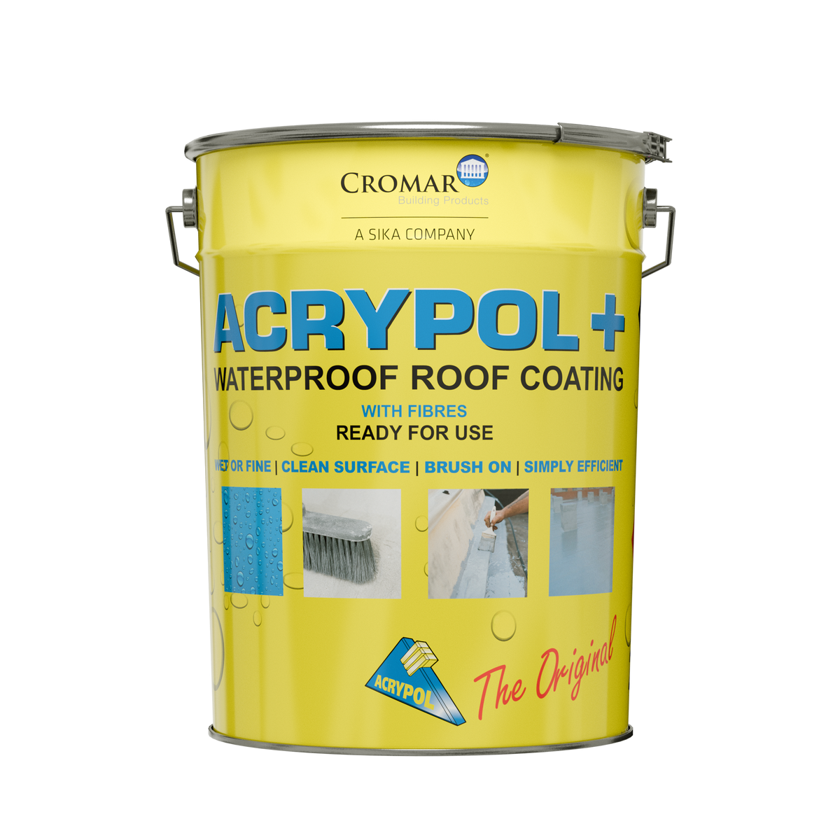 Cromar Acrypol+ Roof Coating – White / 20kg