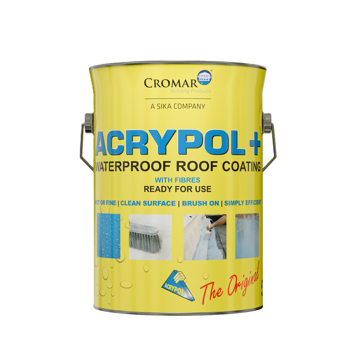 Cromar Acrypol+ Roof Coating – White / 5kg