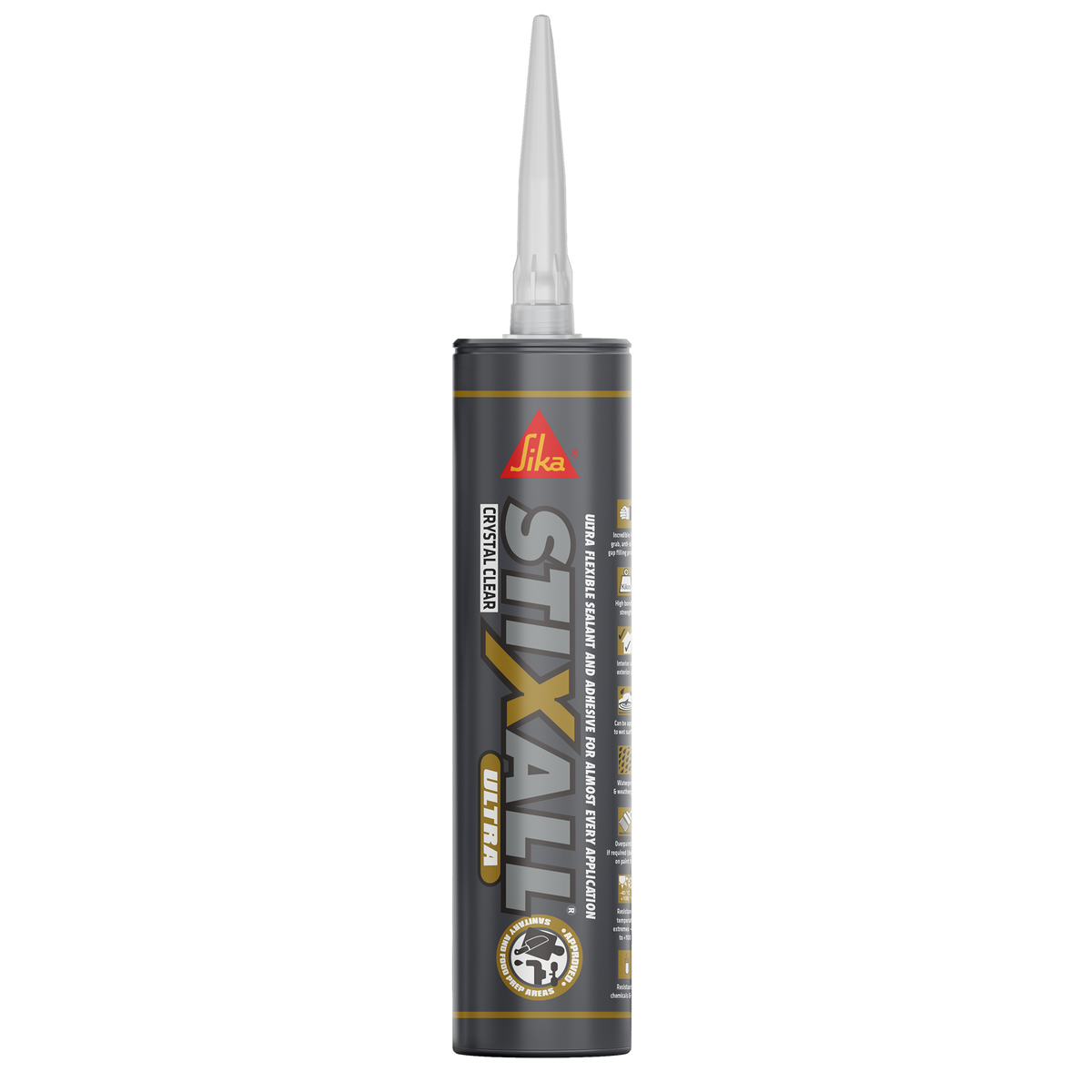 Sika Stixall Ultra Sealant & Adhesive – Crystal Clear / 300ml