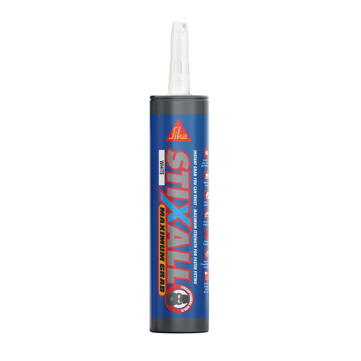 Sika Stixall Maximum Grab Adhesive – White / 290ml