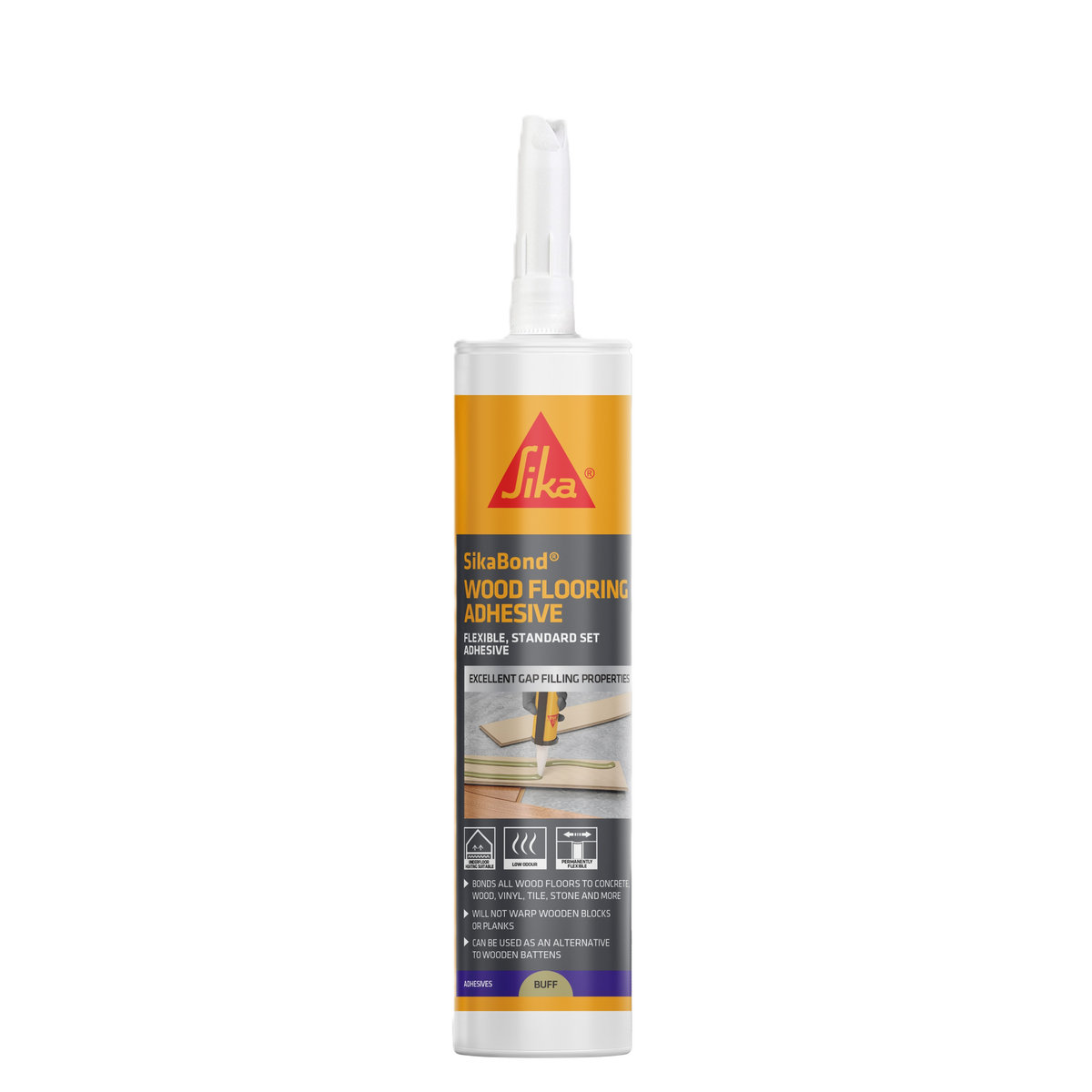 SikaBond Wood Flooring Adhesive – Buff / 300ml