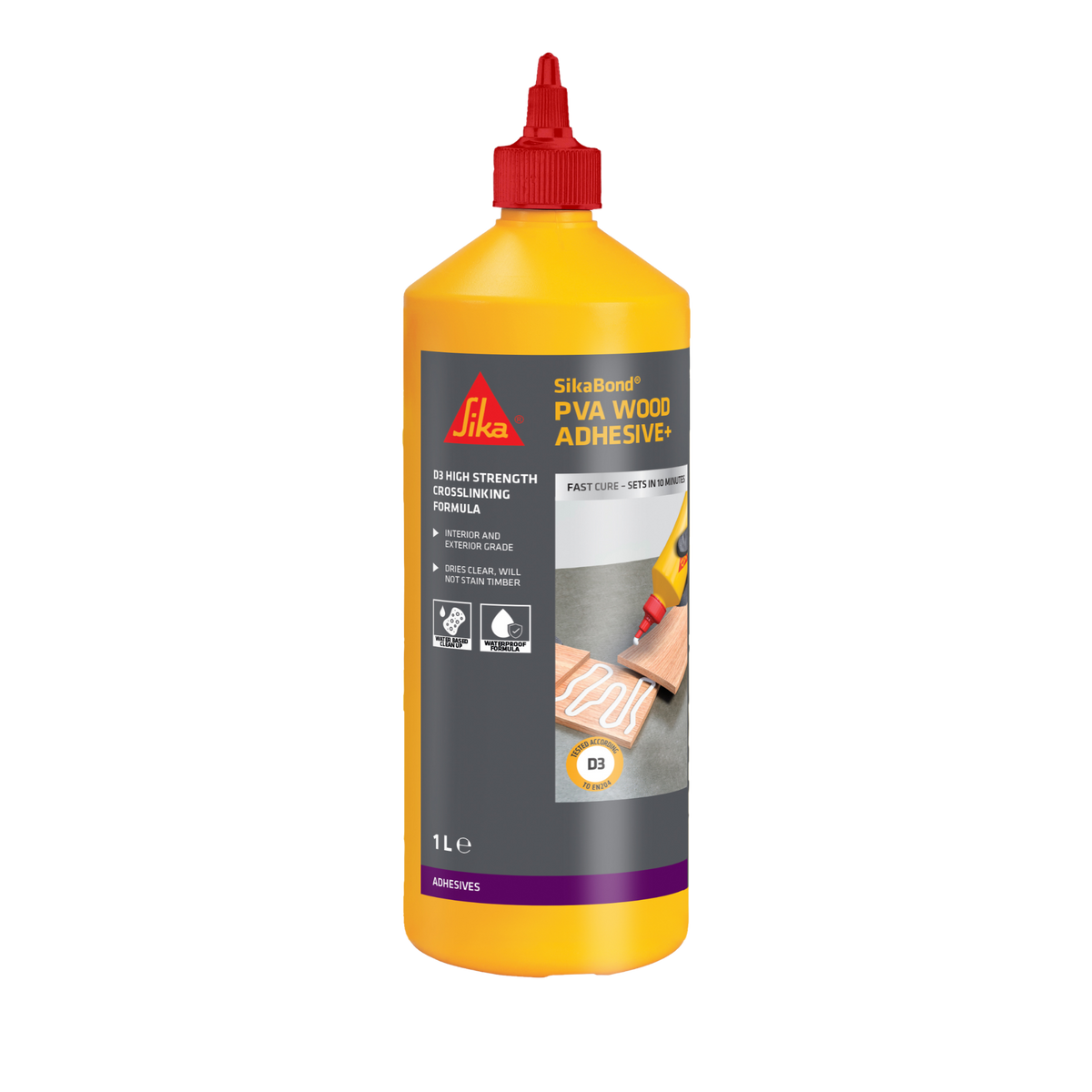 SikaBond PVA Wood Adhesive+ – 1L