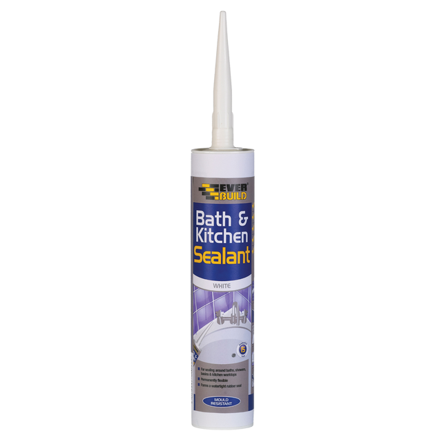 Everbuild Bath & Kitchen Sealant – White / 290ml