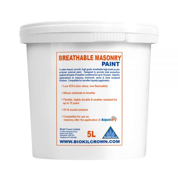 Aquadry Breathable Masonry Paint